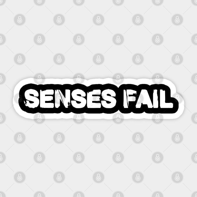 Senses Fail Sticker by artbyclivekolin